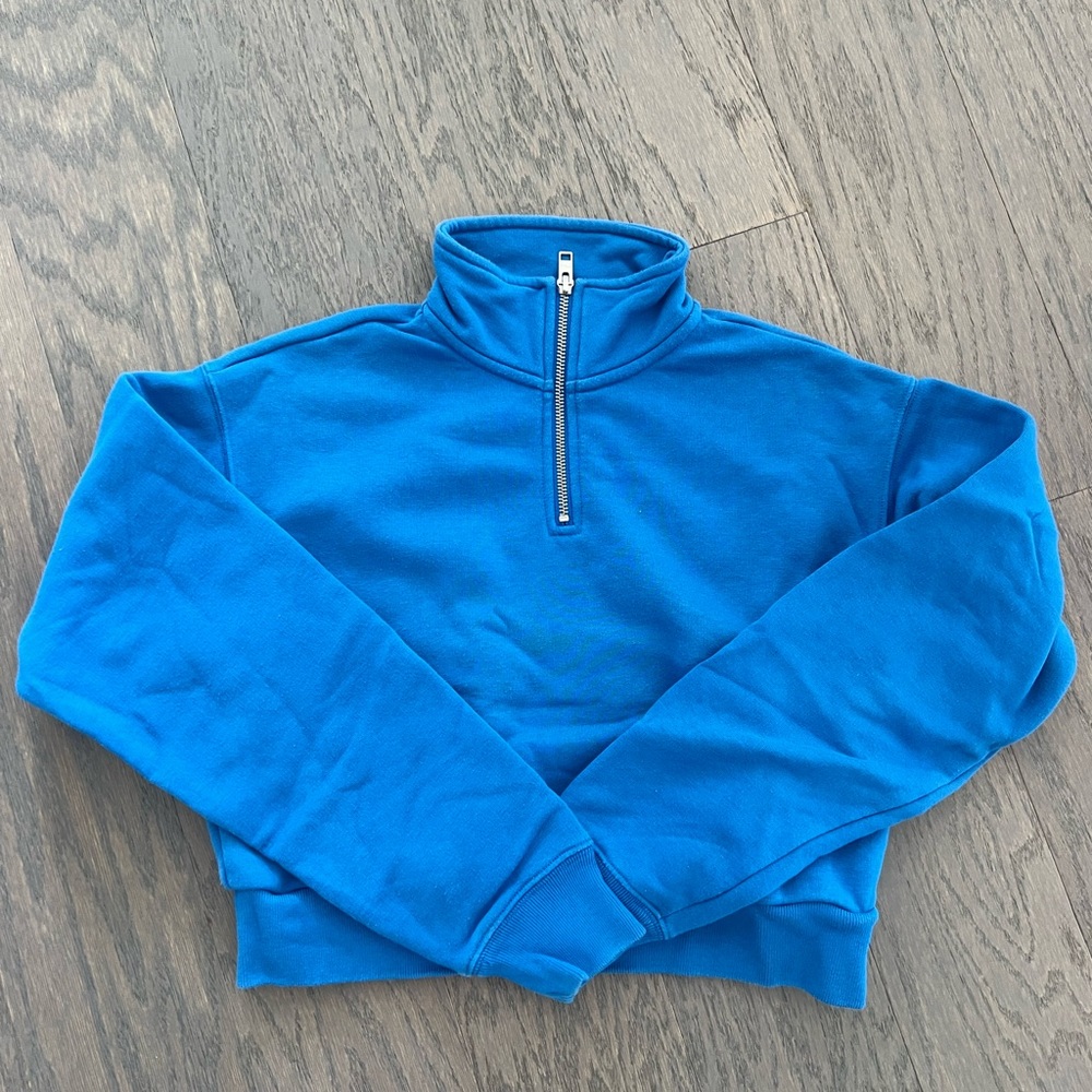 Aritzia Cozy Fleece Perfect 1/4 Zip Sweatshirt Size:XS